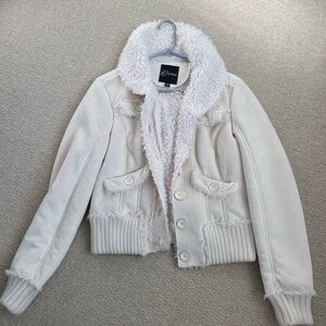 Y2K Style GUESS fur jacket